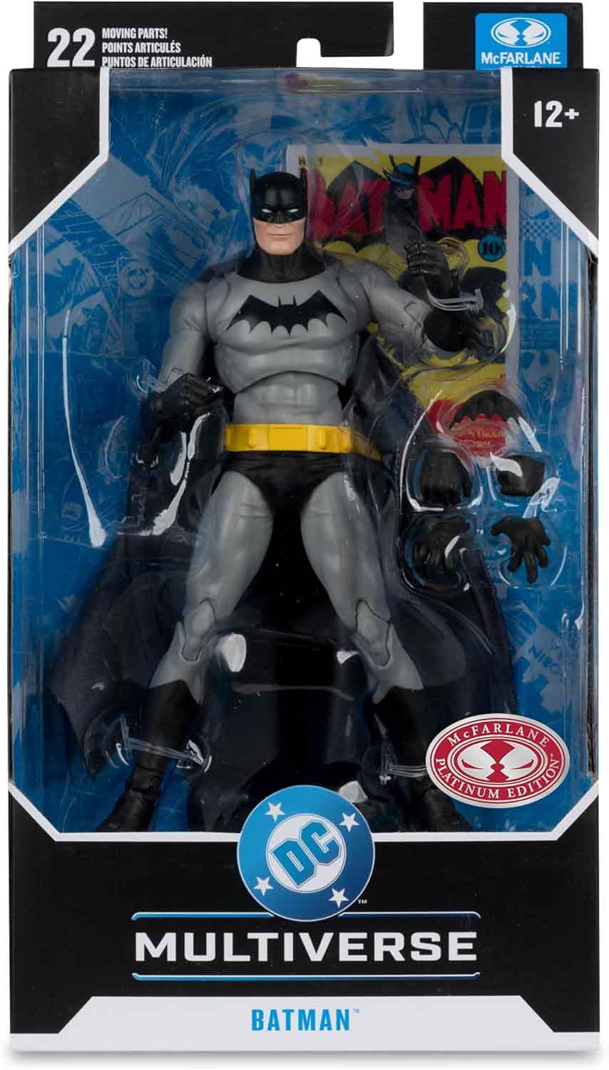 DC Multiverse Golden Age 7 Inch Action Figure Exclusive - Batman Red Platinum
