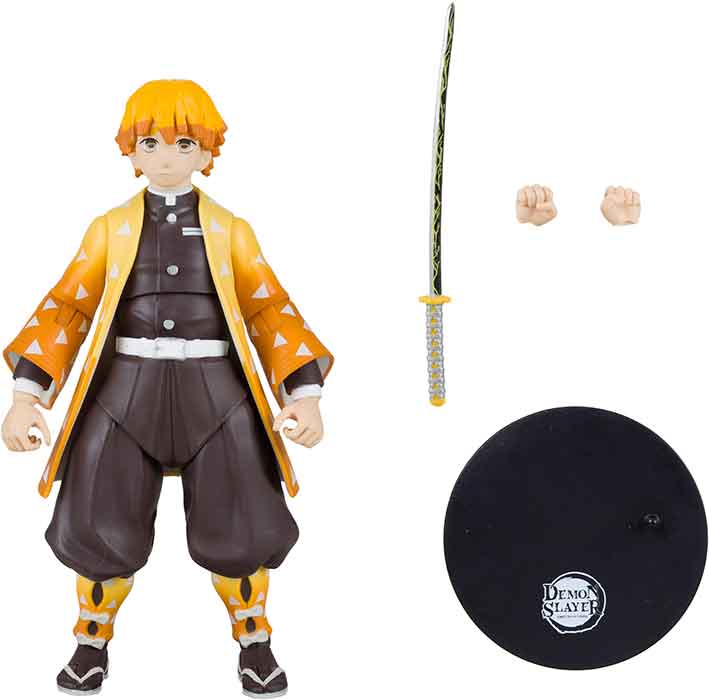Demon Slayer Kimetsu No Yaiba 7 Inch Action Figure Wave 1 - Zenitsu Agatsuma (Sub-Standard Packaging)