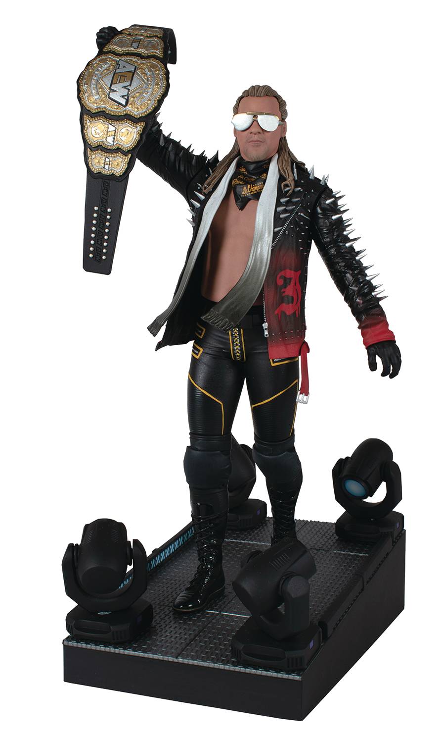 DIAMOND SELECT TOYS: AEW GALLERY - CHRIS JERICHO PVC DIORAMA