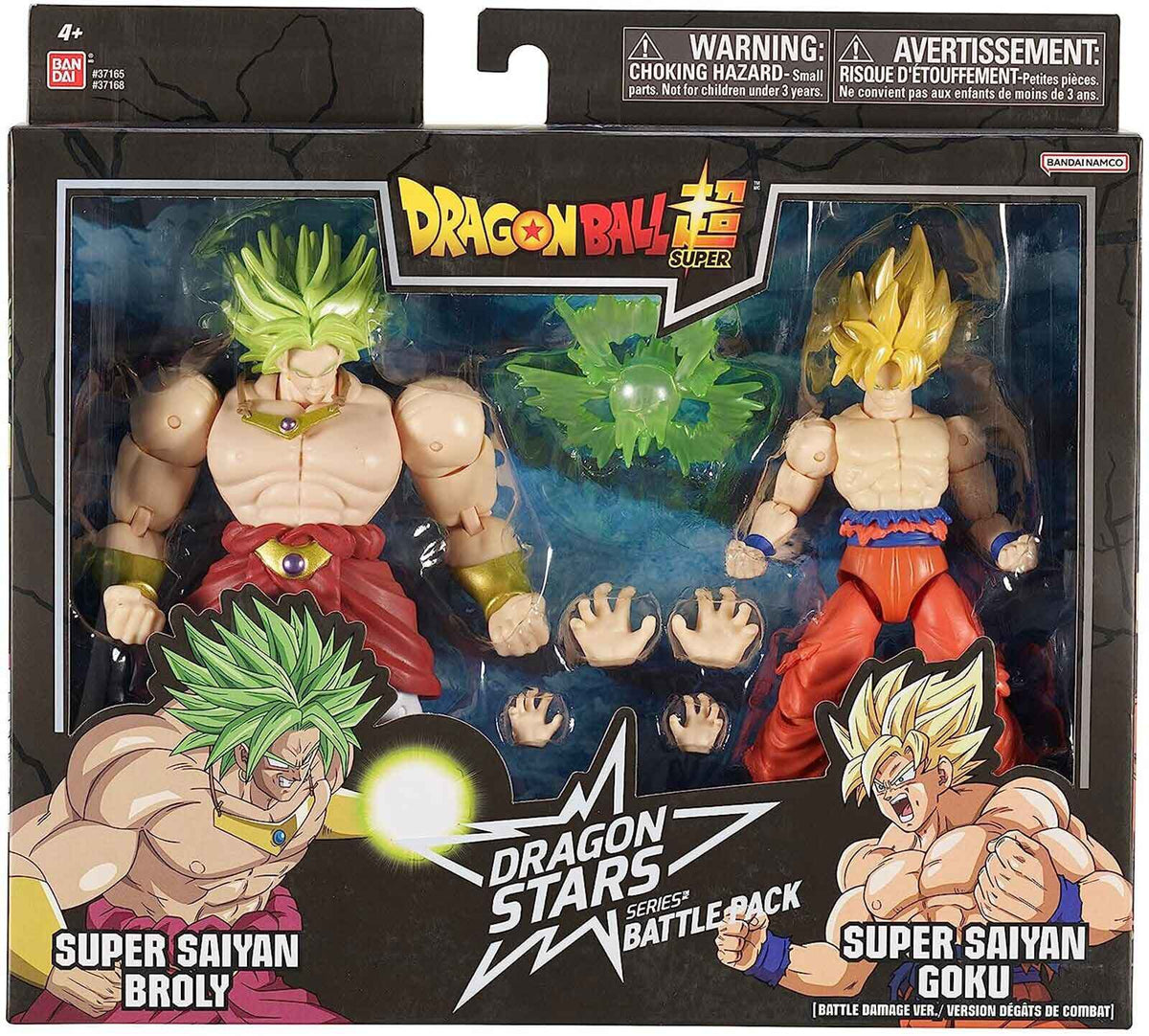Dragonball Super 6 Inch Action Figure Dragon Stars 2-Pack - SS Goku vs SS Broly