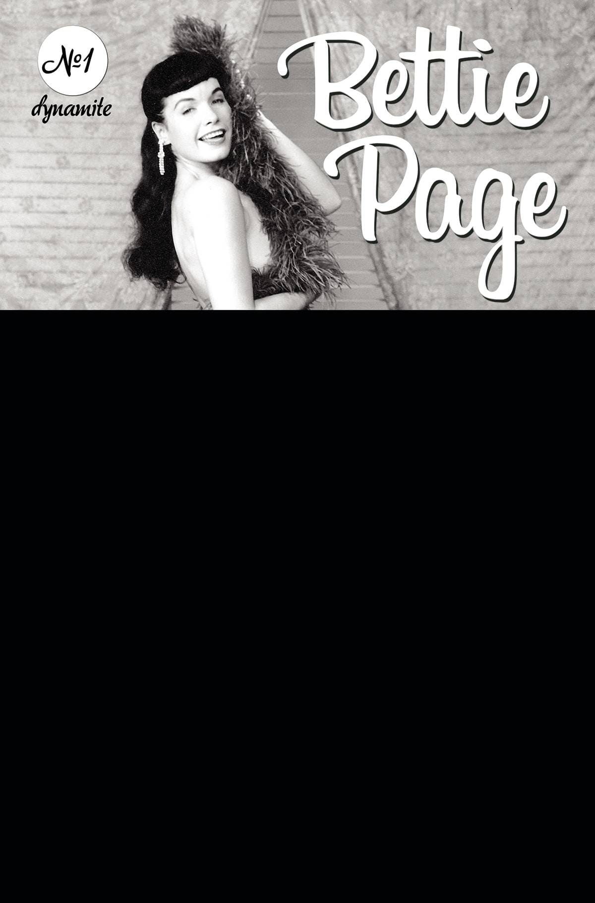 BETTIE PAGE #1 CVR O PHOTO BLACK BAG
