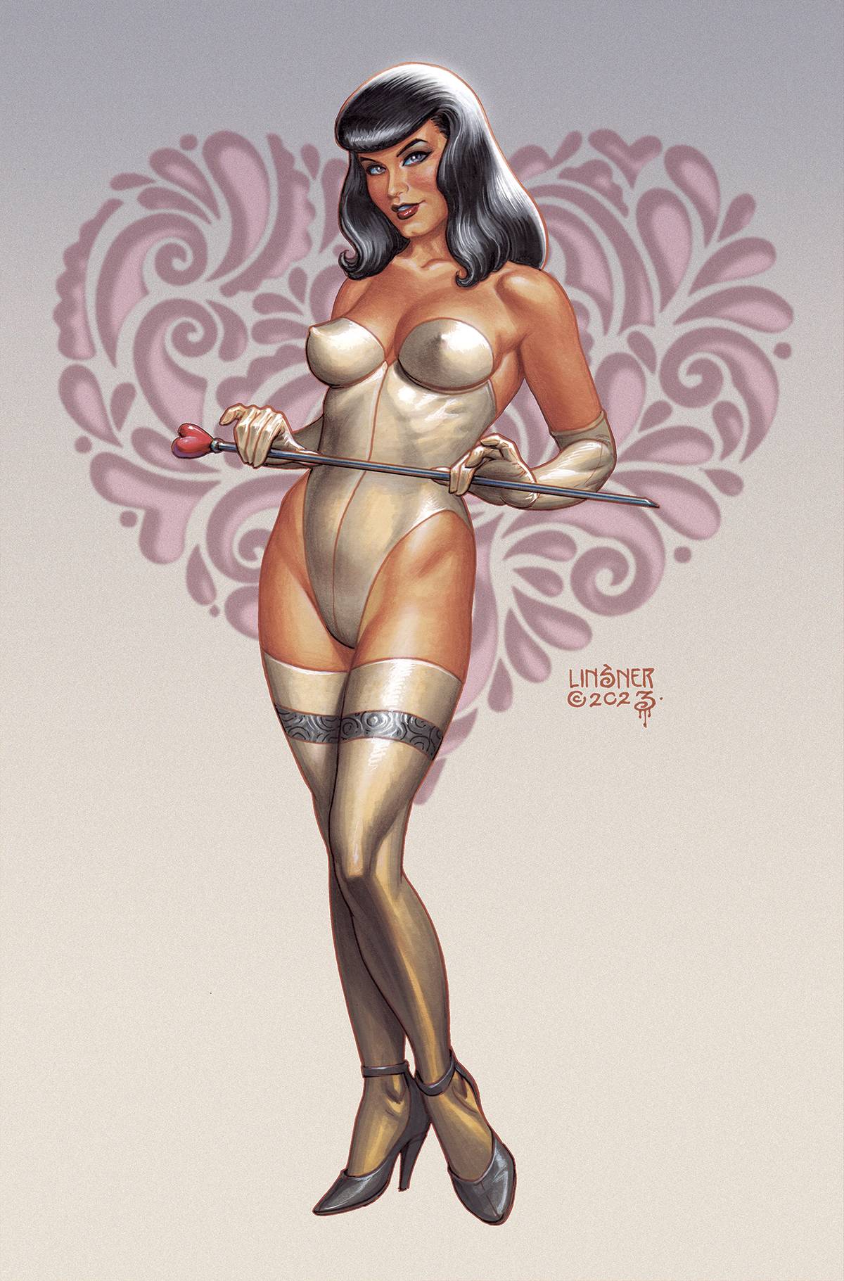 BETTIE PAGE #2 CVR L LINSNER LTD VIRGIN (MR) (C: 0-1-2)