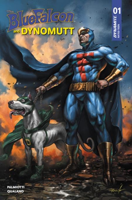 BLUE FALCON & DYNOMUTT #1 CVR E LUCIO PARRILLO FOIL VAR