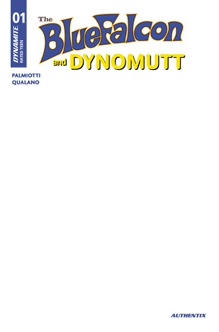 BLUE FALCON & DYNOMUTT #1 CVR I BLANK AUTHENTIX VAR