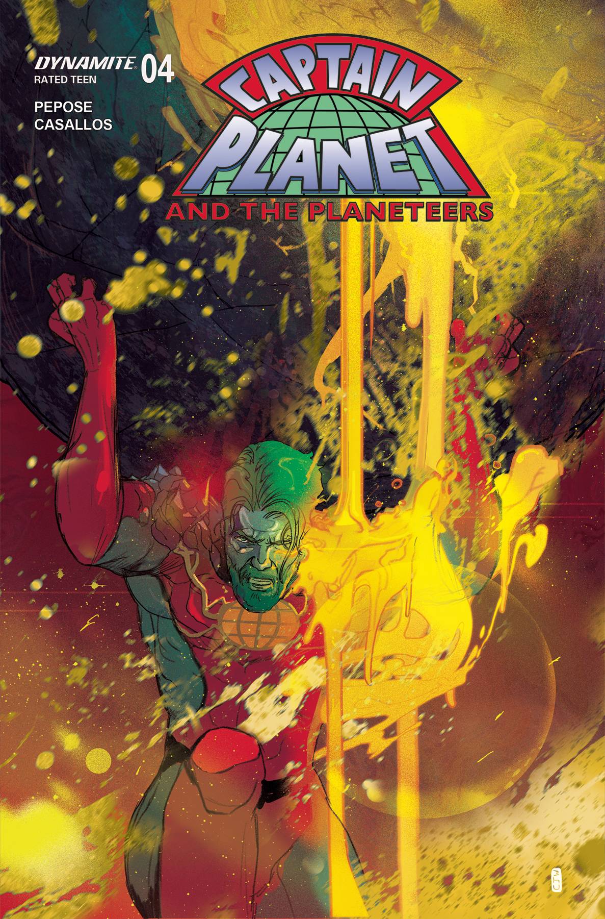 CAPTAIN PLANET #4 CVR C WARD