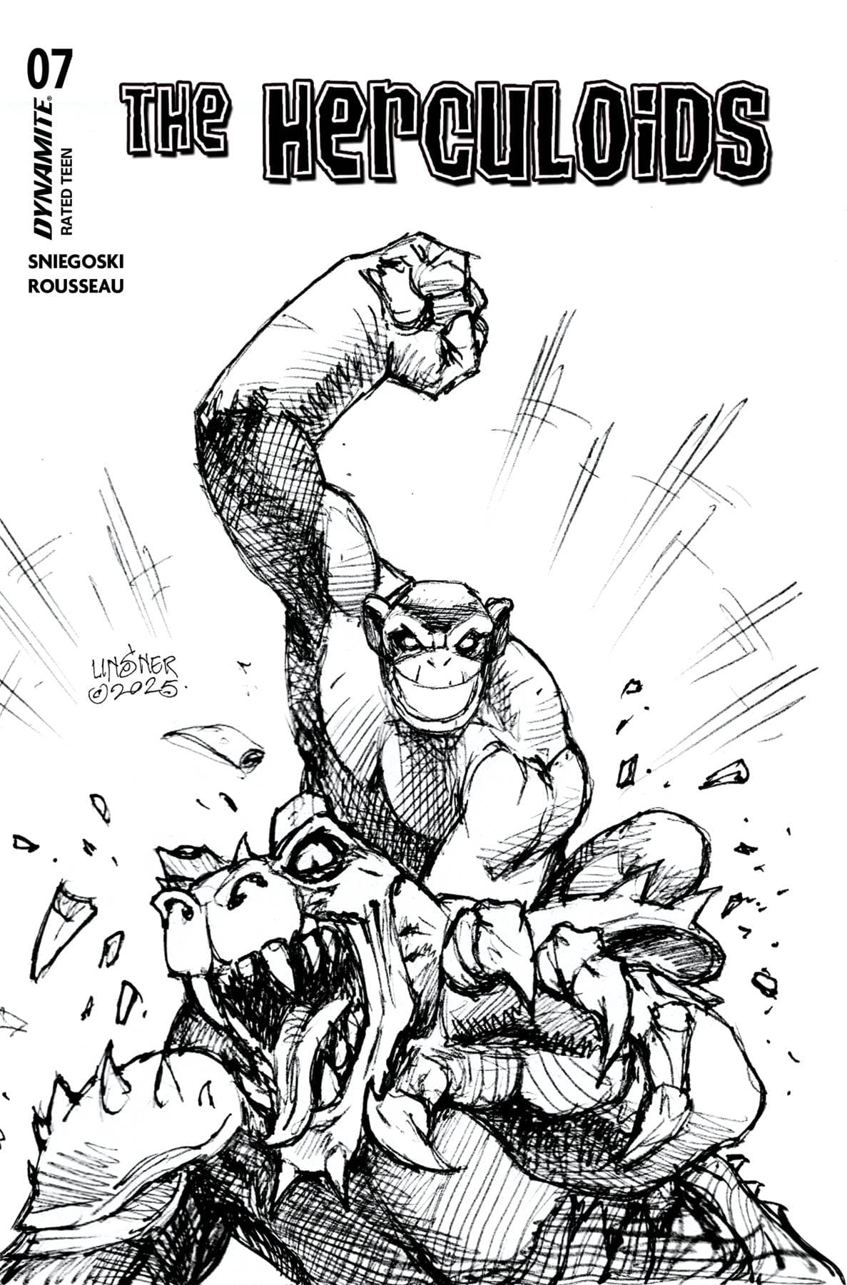HERCULOIDS #7 CVR E 1:10 INCV LINSNER LINE ART (C: 1-0-0)