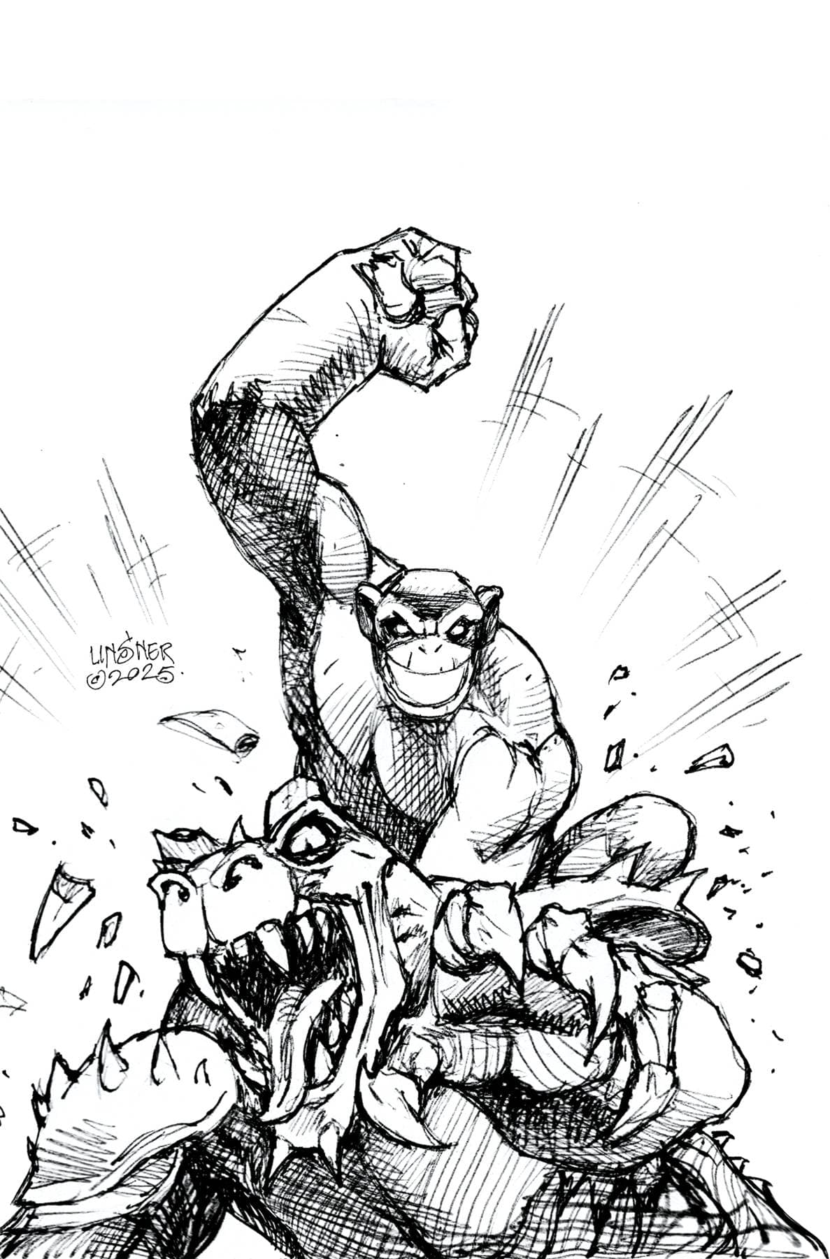 HERCULOIDS #7 CVR G 1:15 INCV LINSNER LINE ART VIRGIN