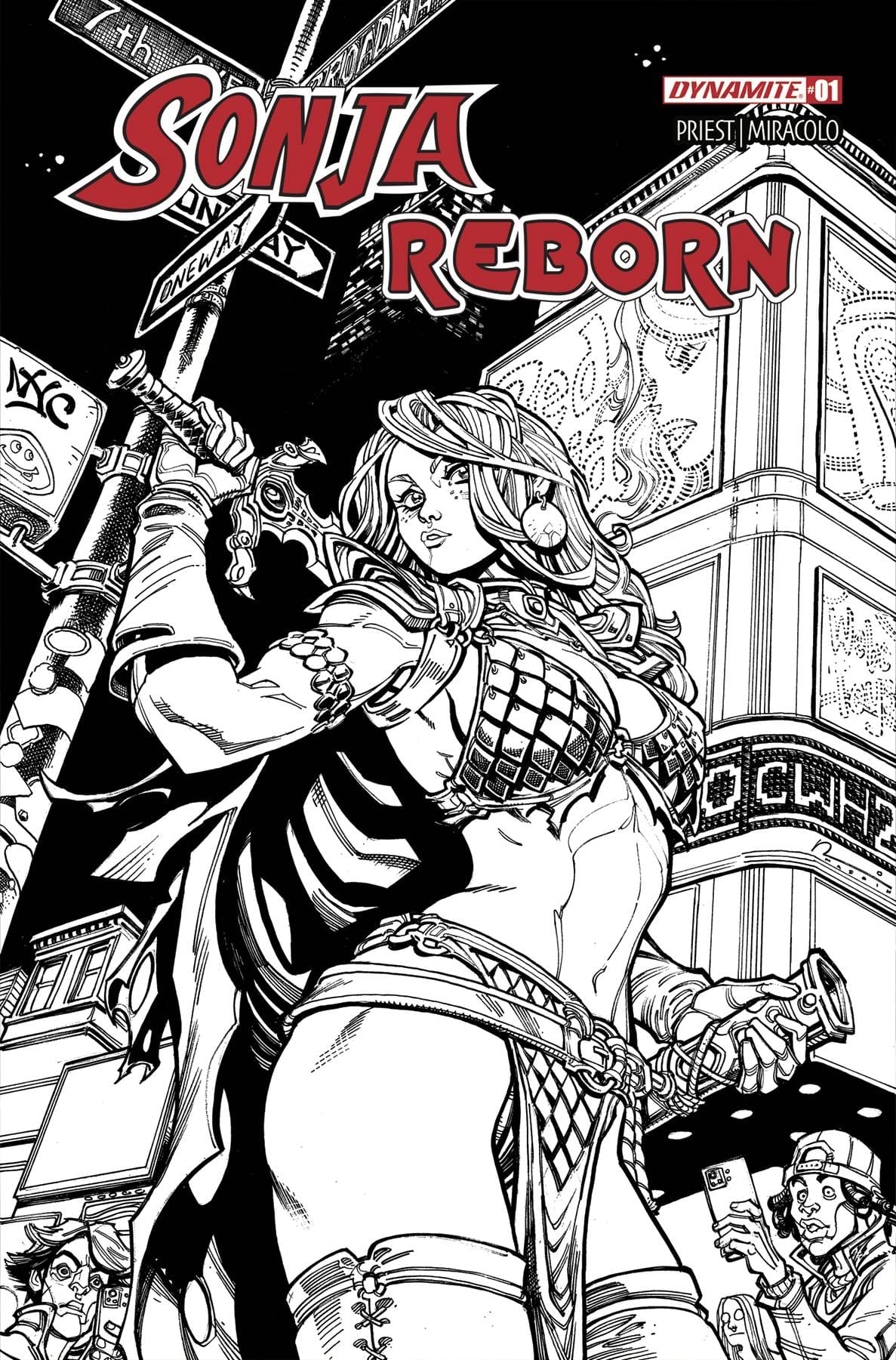 SONJA REBORN #1 CVR O 1:10 INCV HARDIN LINE ART