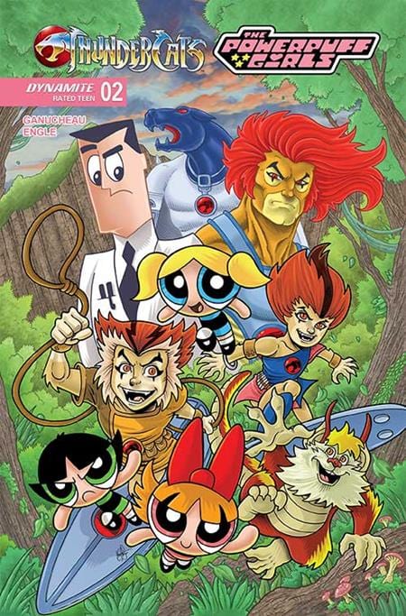 THUNDERCATS POWERPUFF GIRLS #2 CVR K KEN HAESER ORIGINAL FOC BONUS VAR