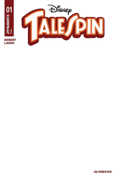 TALESPIN #1 CVR G BLANK AUTHENTIX VAR (Release Date: 08/19/2026)