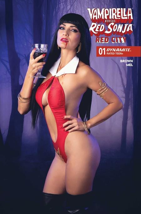 VAMPIRELLA VS RED SONJA RED CITY #1 CVR C COSPLAY VAMPIRELLA IVYCOSPLAY VAR (Release Date: 08/05/2026)