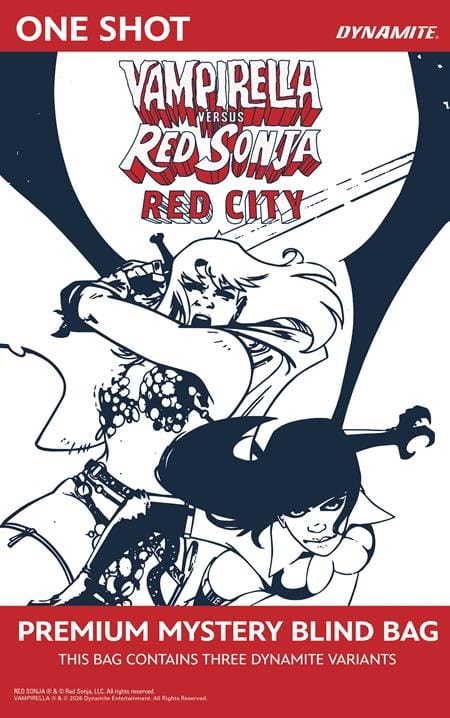 VAMPIRELLA VS RED SONJA RED CITY #1 CVR F PREMIUM MYSTERY BLIND BAG VAR (Release Date: 08/05/2026)