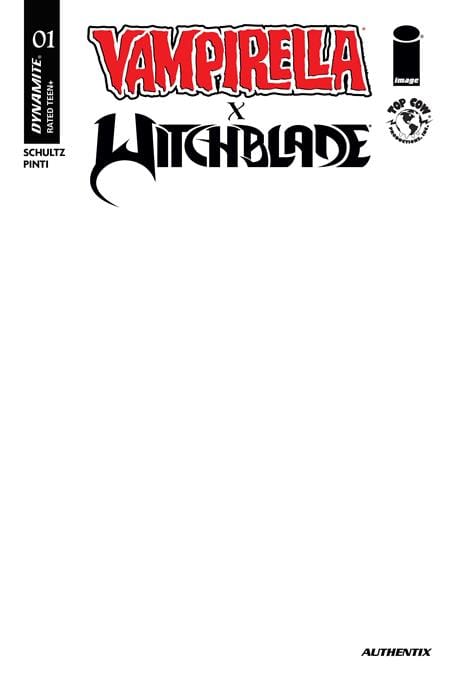 VAMPIRELLA X WITCHBLADE SPECIAL #1 (ONE SHOT) CVR F BLANK AUTHENTIX VAR (Release Date: 09/23/2026)
