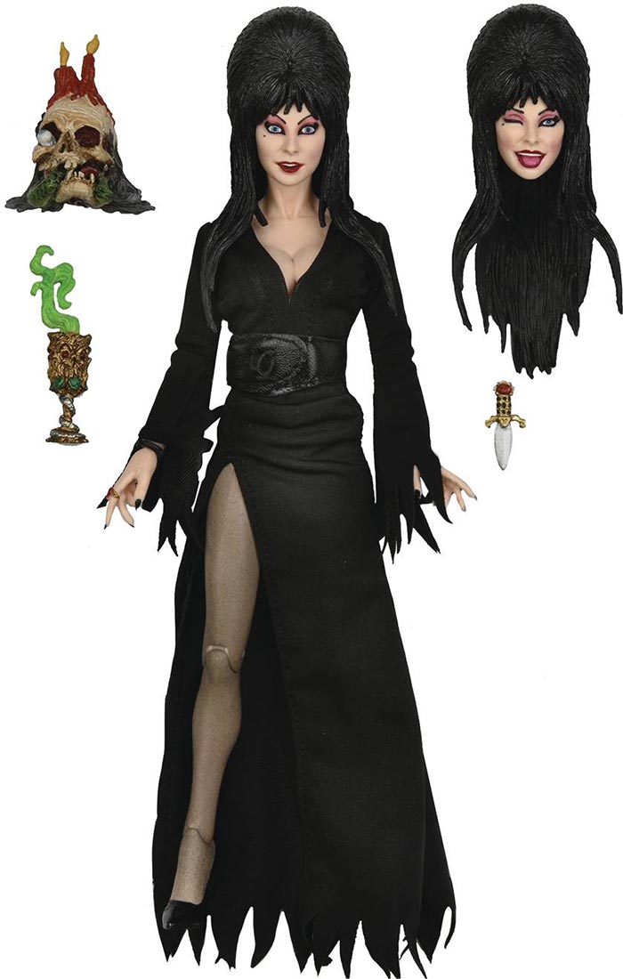 Elvira Mistress Of The Dark 8 Inch Action Figure Clothed Series - Elvira