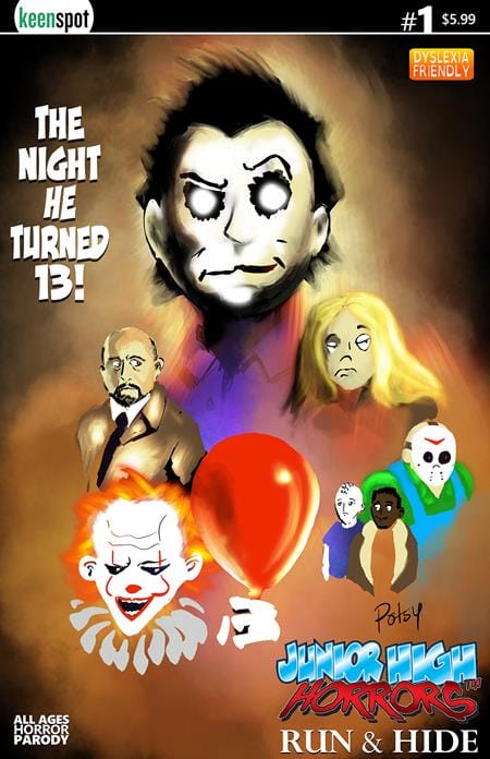 JUNIOR HIGH HORRORS RUN & HIDE #1 (ONE SHOT) CVR B ROB POTCHAK THE NIGHT HE TURNED 13 VAR (Release Date: 09/23/2026)