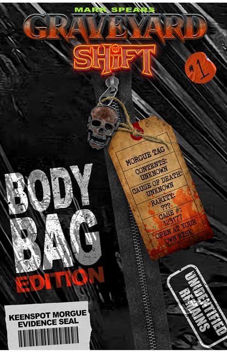 MARK SPEARS GRAVEYARD SHIFT #1 CVR D MARK SPEARS BODY BAG EDITION BLIND BAG WITH BONUS TRADING CARD VAR (Release Date: 09/16/2026)