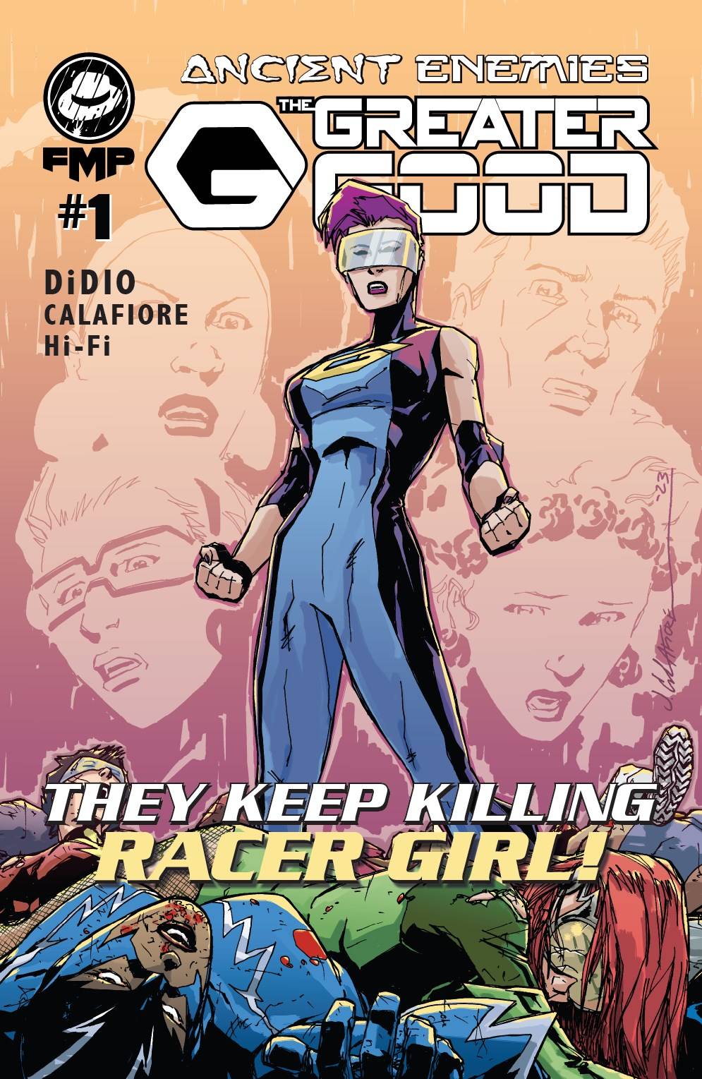 ANCIENT ENEMIES THE GREATER GOOD #1 CVR B DEAD RACER GIRLS C