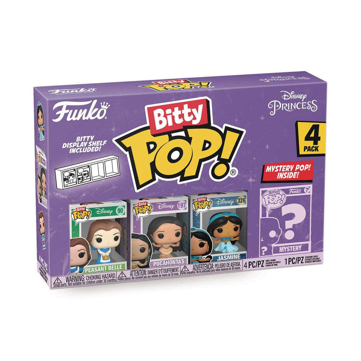 Funko Bitty Pop!: Disney - Peasant Belle 4pk