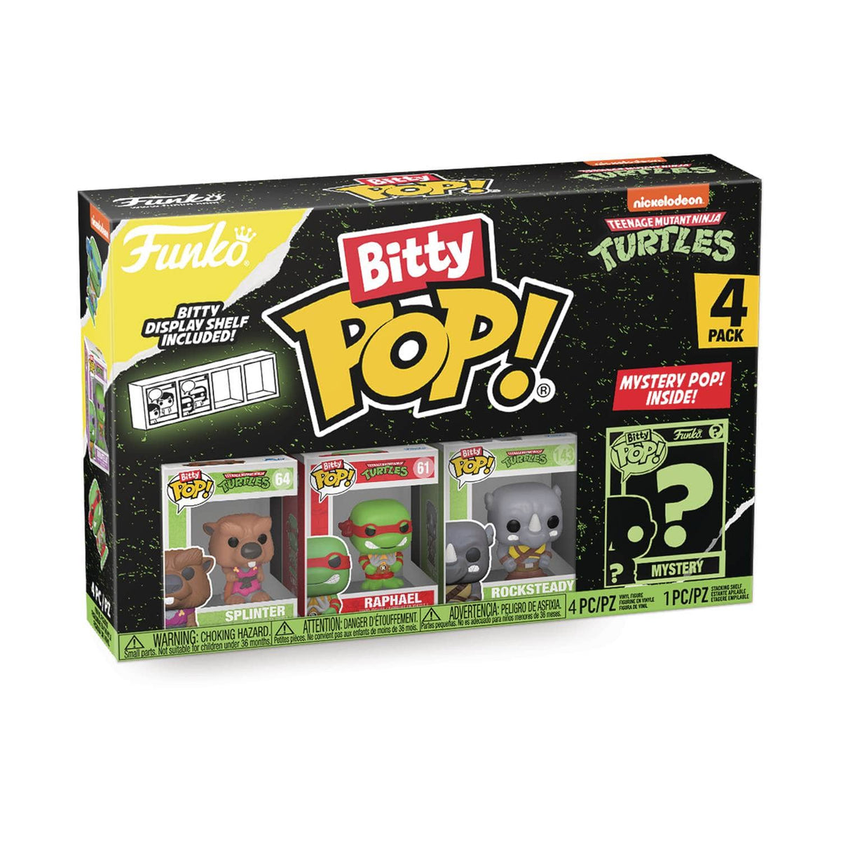 Funko Bitty Pop!: Teenage Mutant Ninja Turtles - Splinter 4pk