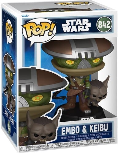 Funko POP! & Buddy: Star Wars: Mandalorian & Grogu - Embo & Keibu