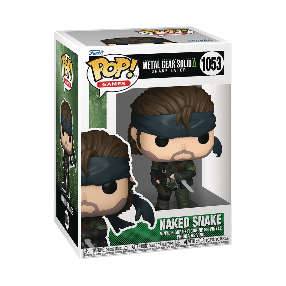 FUNKO: POP GAMES - METAL GEAR SOLID - NAKED SNAKE FIGURE