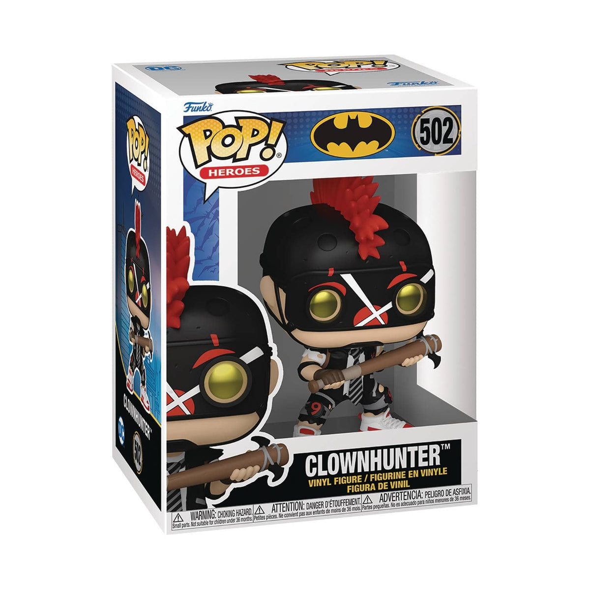 FUNKO: POP HEROES- BATMAN WAR ZONE- CLOWNHUNTER FIGURE