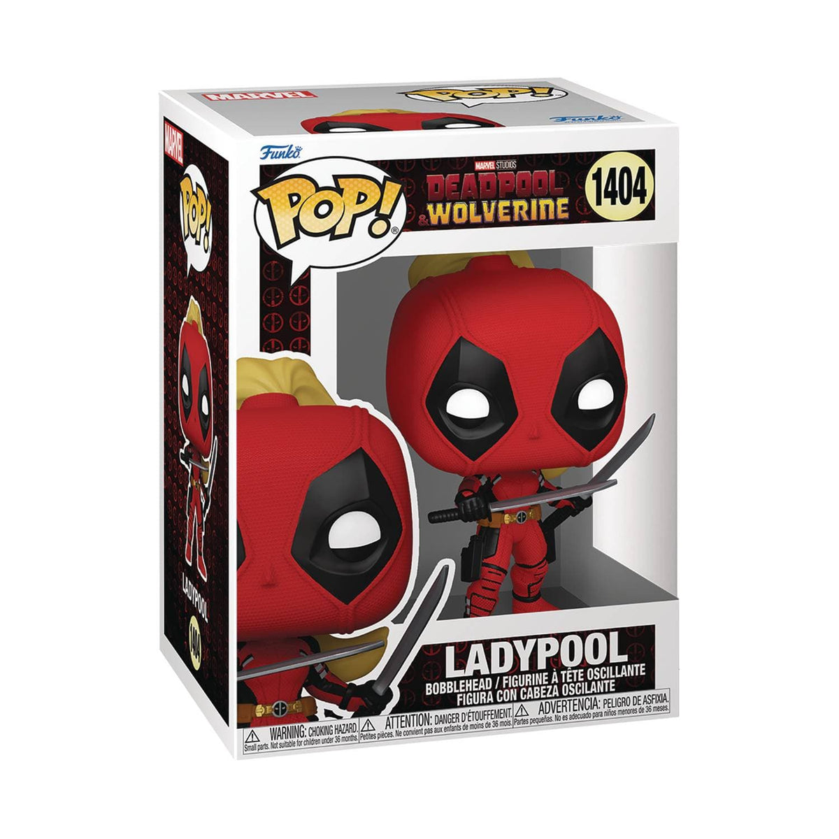 FUNKO: POP MARVEL - DEADPOOL & WOLVERINE - LADYPOOL WITH SWORDS FIGURE