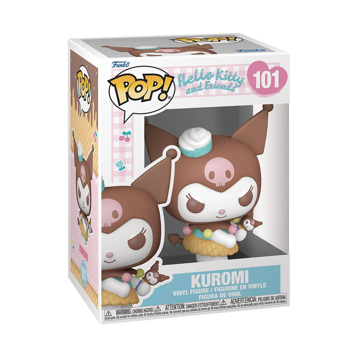 FUNKO: POP SANRIO - HELLO KITTY ICE CREAM - KUROMI FIGURE