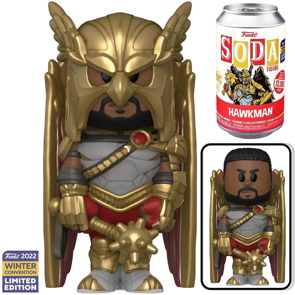 Funko Soda: DC - Hawkman, 2022 Winter Convention (Black Adam)