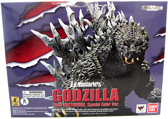 Godzilla 2000 6 Inch Action Figure S.H. MonsterArts - Godzilla Millenium Color Edition