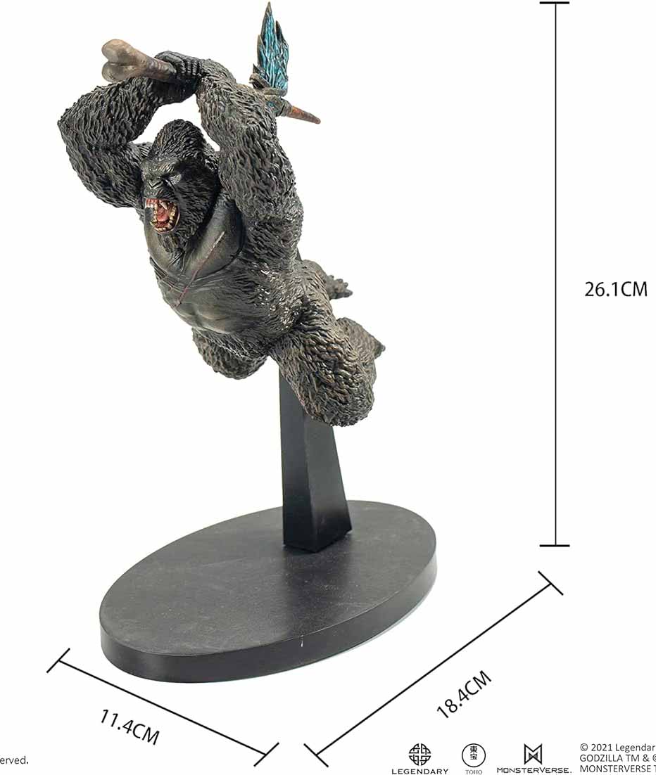 Godzilla vs Kong Monsterverse 10 Inch Statue Figure Stylist Exclusive - Kong (Sub-Standard Packaging)