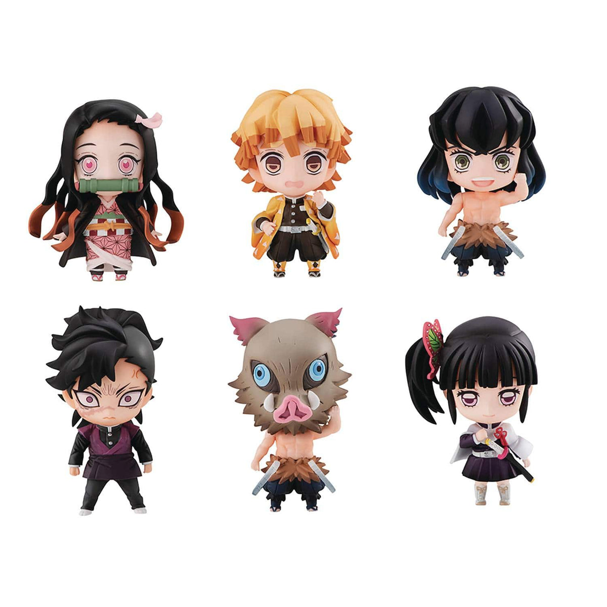 MEGAHOUSE CORPORATION: DEMON SLAYER KIMETSU - TANJIRO & FRIENDS MASCOT SET WITH GIFT