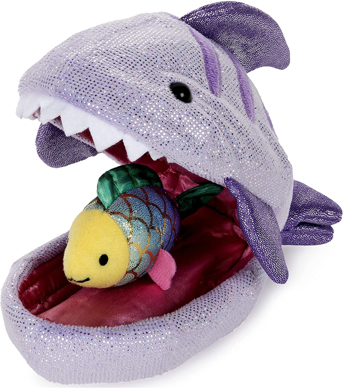 Gund: Plush Pod - Shark with Fish, 9.5"