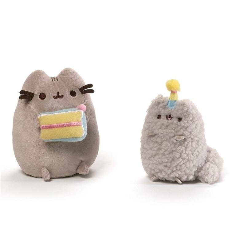 Gund: Pusheen - Pusheen & Stormy B-Day Set 8.5"