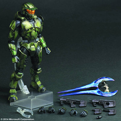 Halo 2 8 Inch Action Figure Play Arts Kai - Master Chief Anniversary Edition (Shelf Wear Packaging)