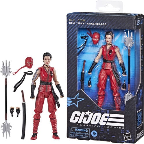 HASBRO COLLECTIBLES: GI JOE CLASSIFIED SERIES - #124 KIM "JINX" ARASHIKAGE ACTION FIGURE