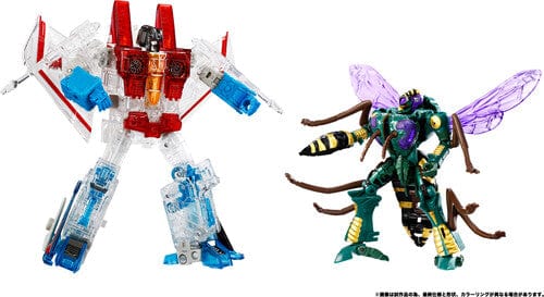 HASBRO COLLECTIBLES: TRANSFORMERS - BWVS 08 GHOST STARSCREAM VS HAUNTED WASPINATOR ACTION FIGURE SET