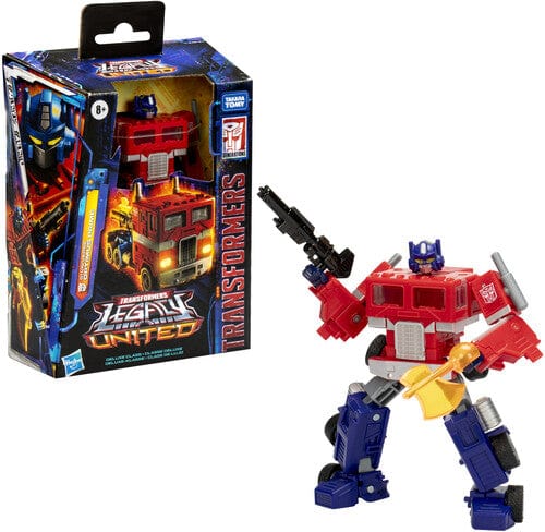 HASBRO COLLECTIBLES: TRANSFORMERS LEGACY UNITED - DELUXE CLASS GI UNIVERSE OPTIMUS PRIME ACTION FIGURE