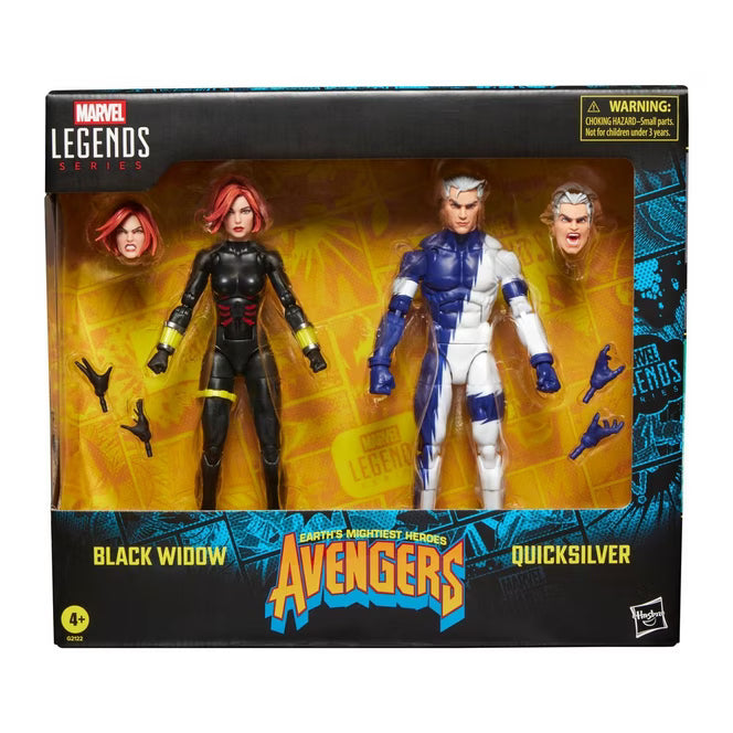 Avengers: The Crossing - Marvel Legends - Black Widow & Quicksilver Action Figure 2-Pack