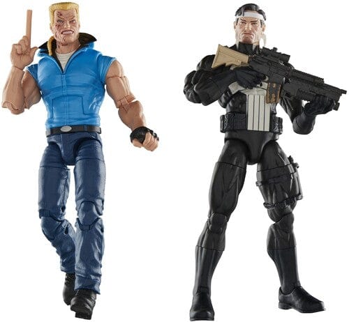 HASBRO COLLECTIBLES: MARVEL LEGENDS - MARVEL COMICS - PUNISHER & BUSHWACKER ACTION FIGURE SET