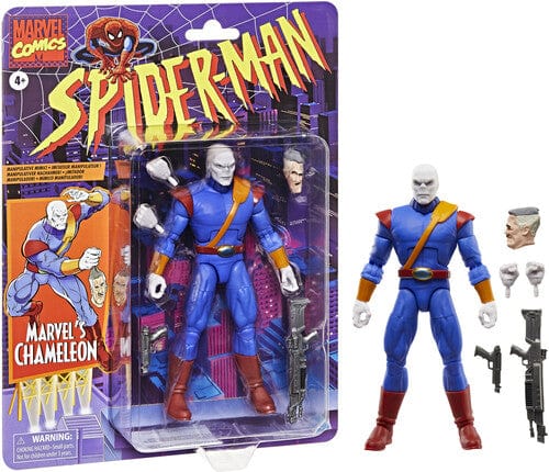 HASBRO COLLECTIBLES: MARVEL LEGENDS - SPIDER MAN RETRO COMICS - MARVELS CHAMELEON ACTION FIGURE