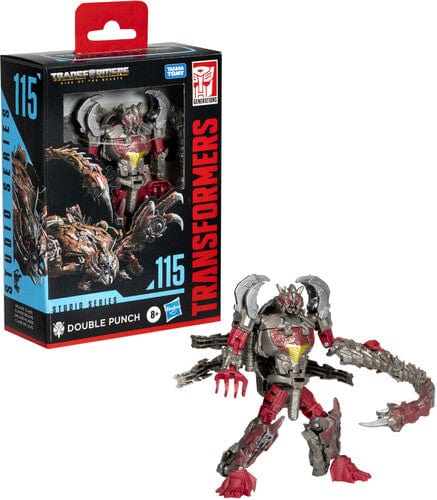 HASBRO COLLECTIBLES: TRANSFORMERS STUDIO SERIES - TRANSFORMERS RISE OF THE BEASTS - DELUXE CLASS 115 DOUBLE PUNCH ACTION FIGURE