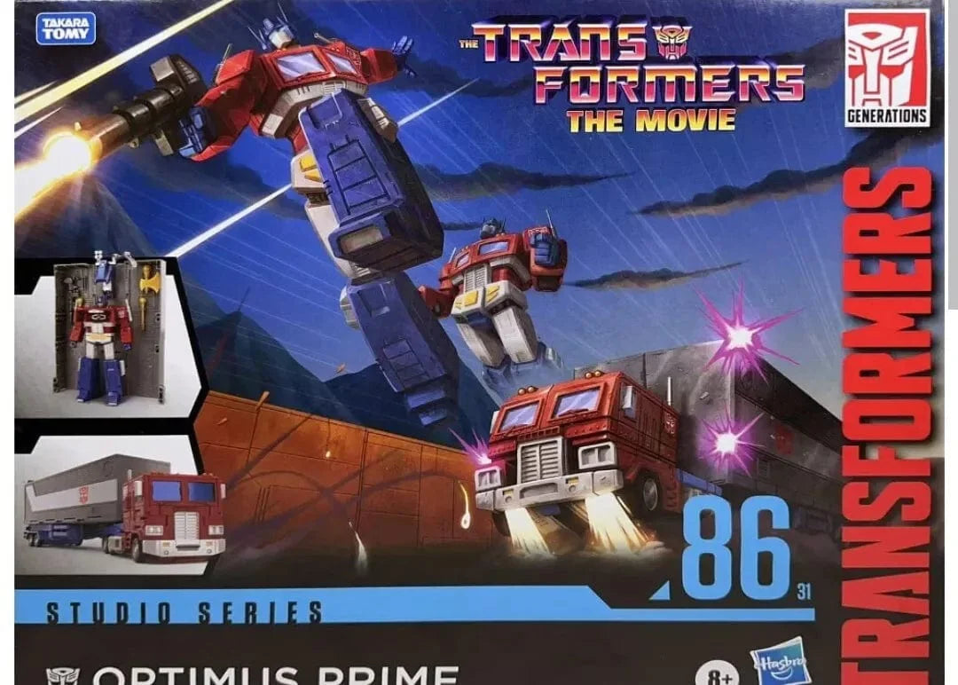 HASBRO: TRANSFORMERS THE MOVIE - STUIDO SERIES COMMANDER CLASS 86-3 OPTIMUS PRIME ACTION FIGURE SET