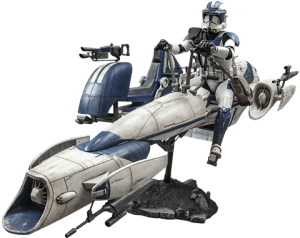 Hot Toys: Star Wars - Heavy Weapons Clone Trooper & BARC Speeder with Sidecar (Clone Wars)