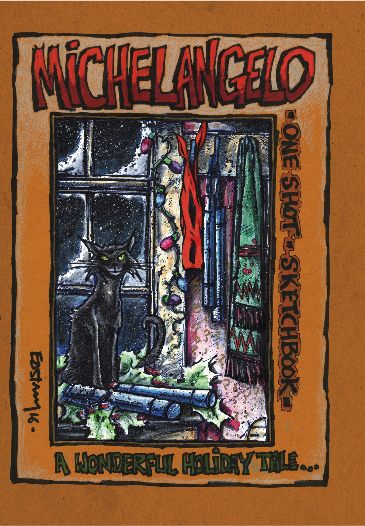 Tmnt Kevin Eastman Notebook Series HC Michelangelo