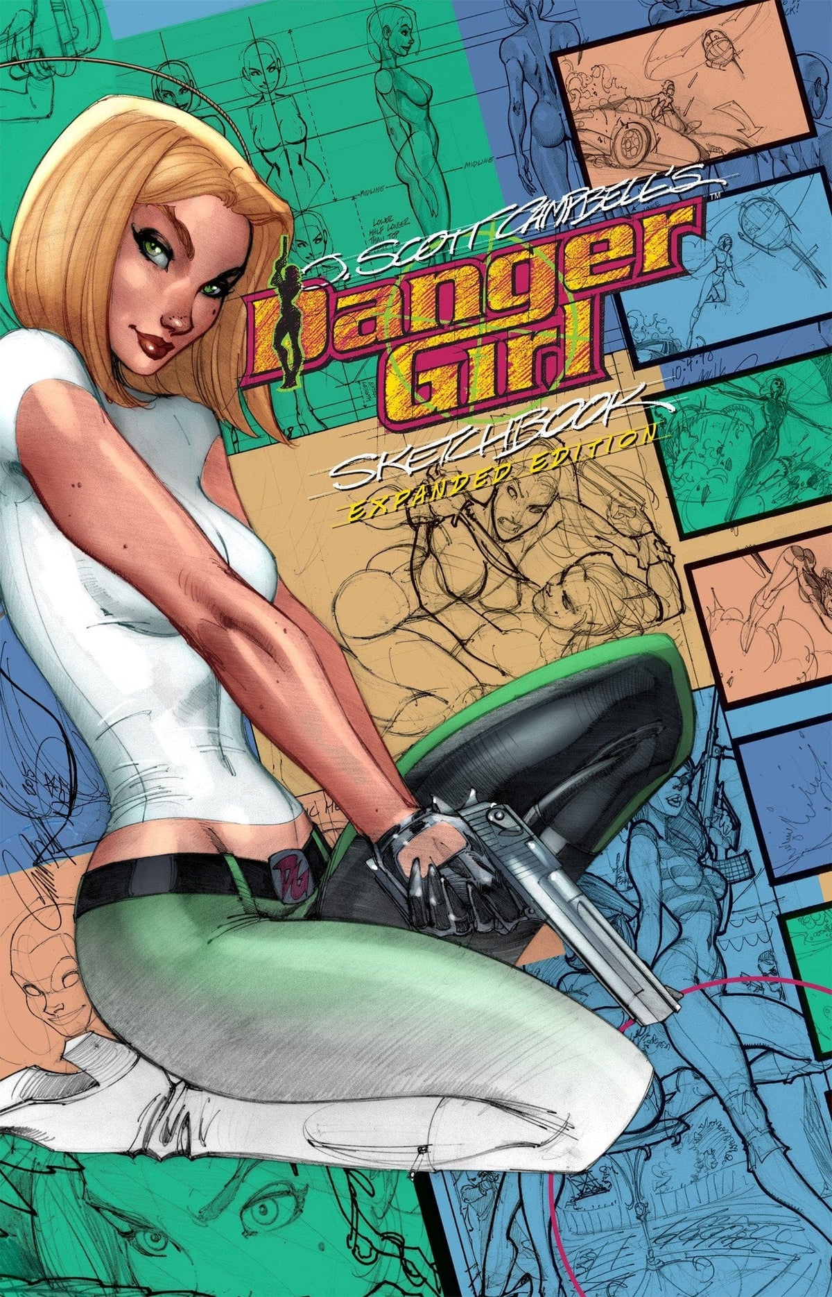 J Scott Campbell Danger Girl Sketchbook Expanded ED HC