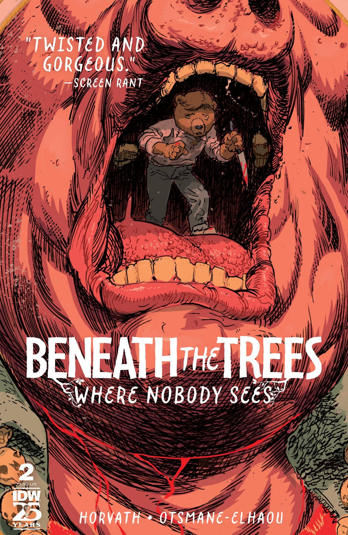 BENEATH TREES WHERE NOBODY SEES #2 3RD PTG