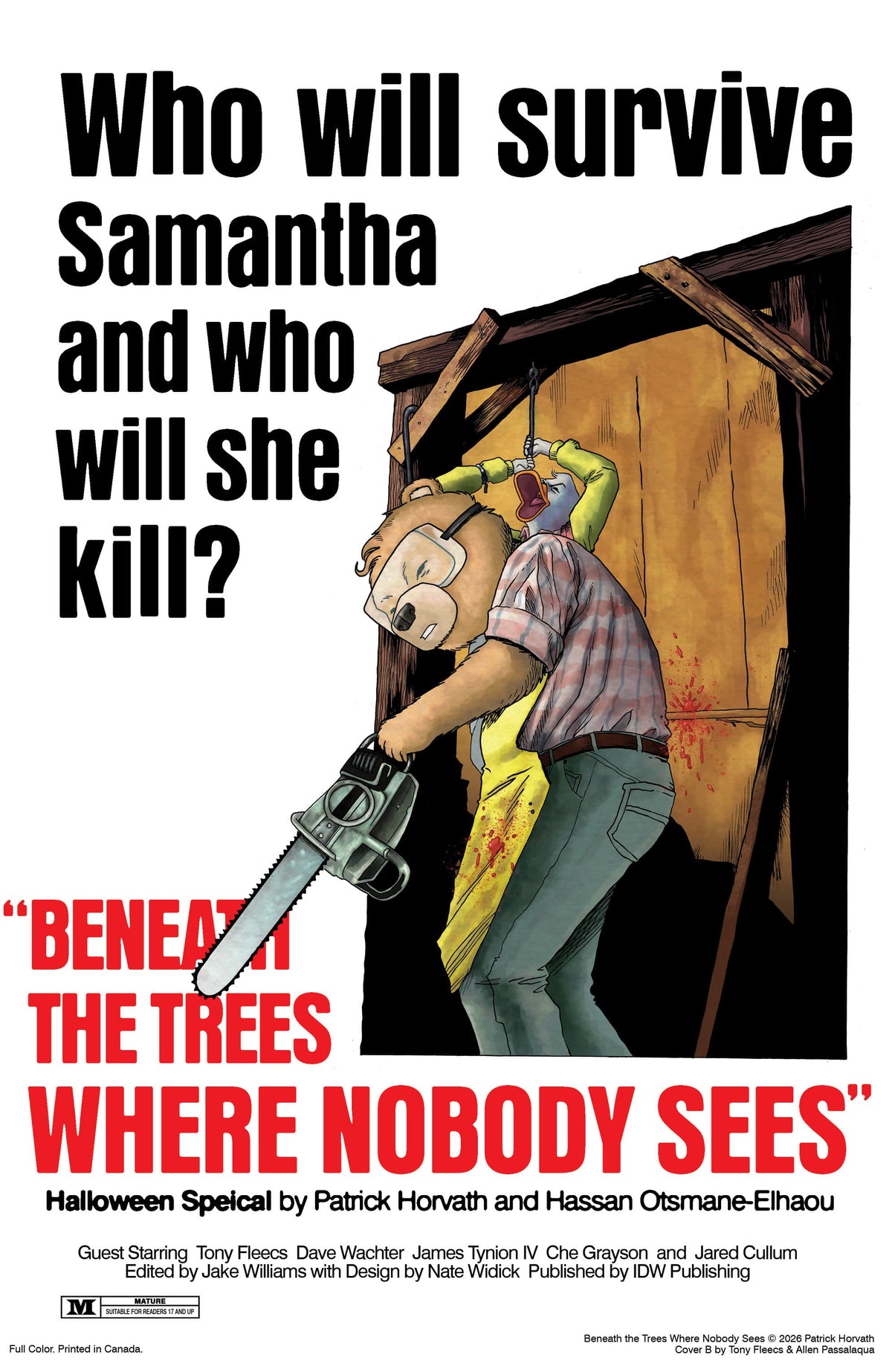Beneath the Trees Where Nobody Sees Halloween Special Variant B (Fleecs Movie Homage Cover) (Release Date: 10/07/2026)