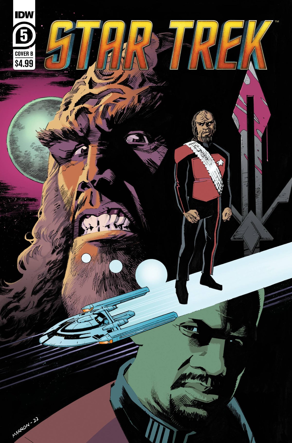 STAR TREK #5 CVR B