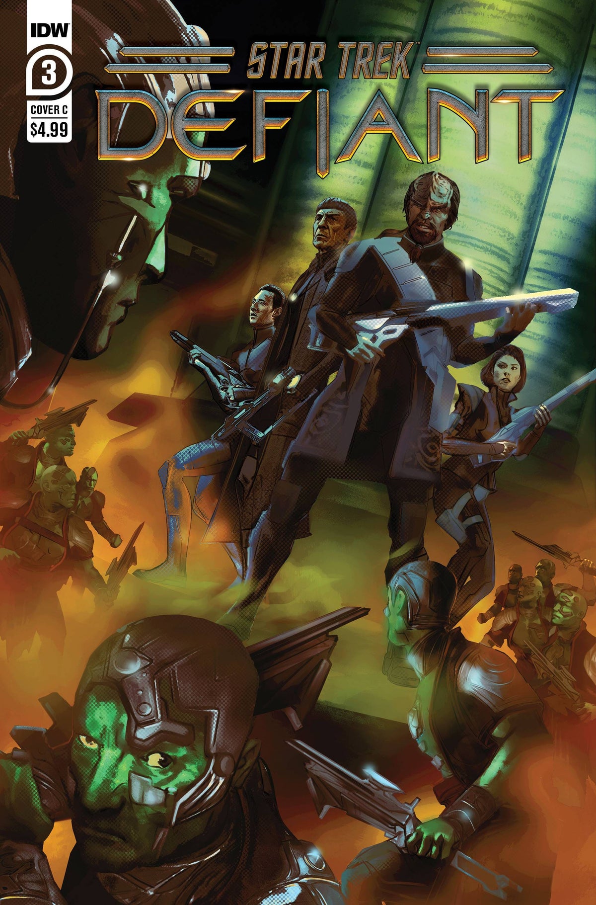 STAR TREK DEFIANT #3 CVR C DE MARTINIS